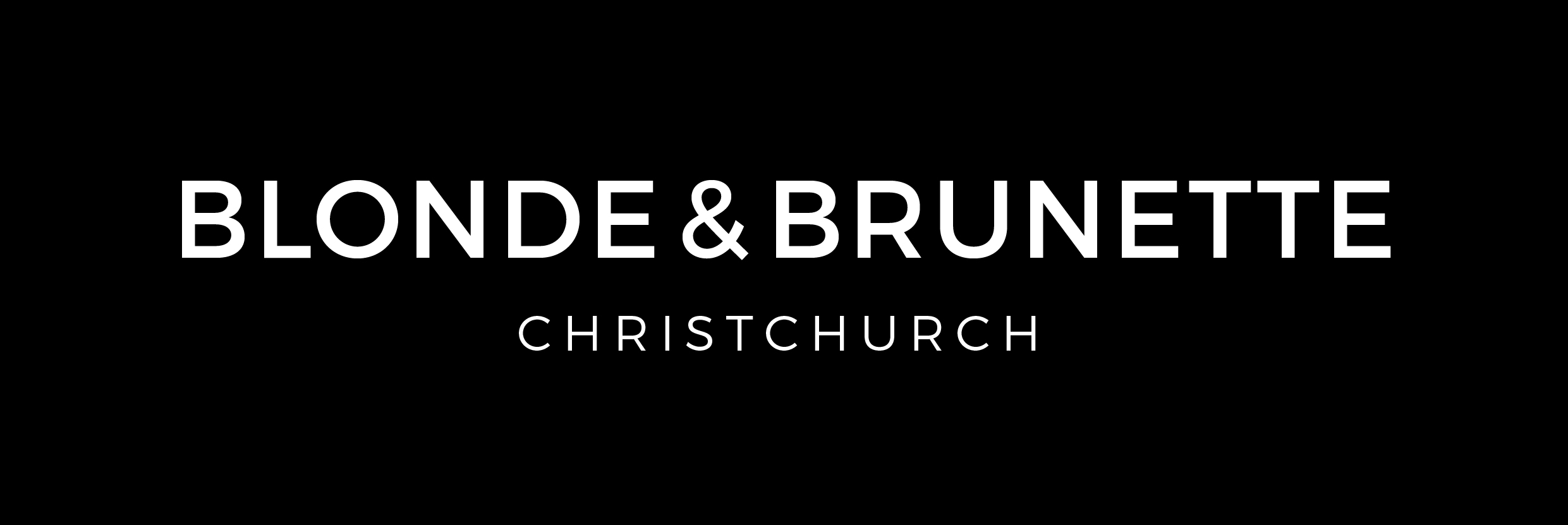 Blonde and Brunette
